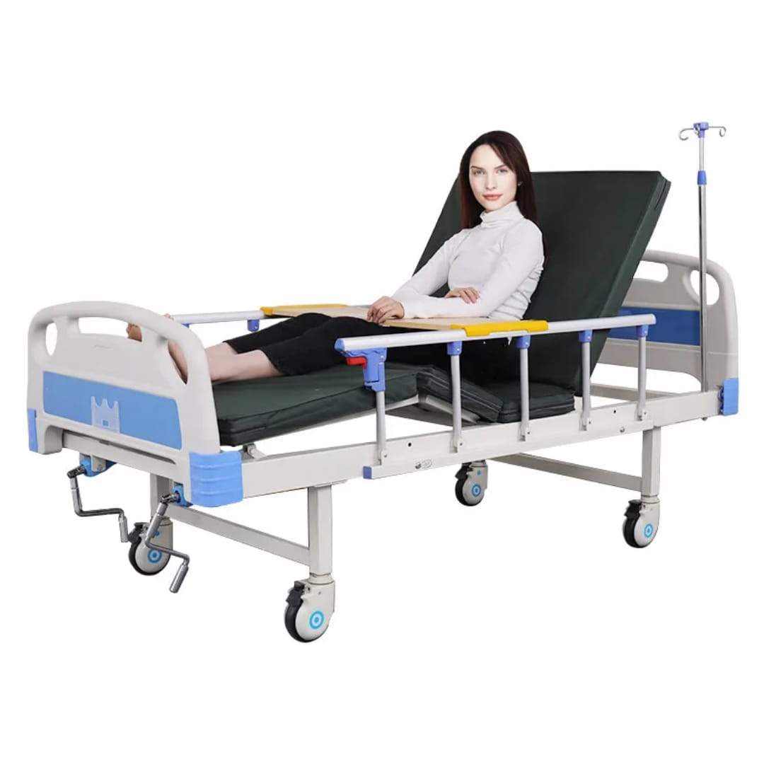 Double crank hospital bed for home care - Image 4