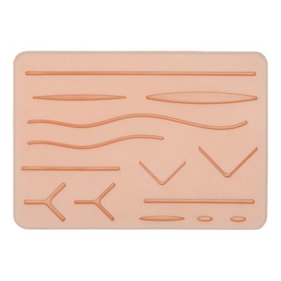 3-Layer Silicone Suture Training Pad – 14 Wounds