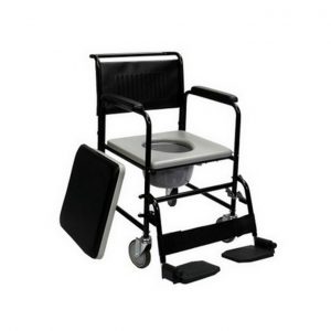Commode Chair with Padded Seat for Comfort