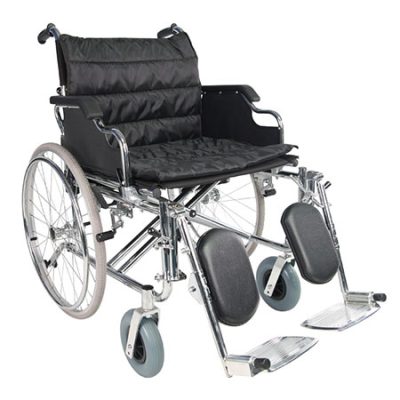 Extra-wide bariatric heavy-duty wheelchair
