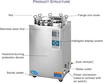 Digital Vertical Autoclave 50L - Image 2