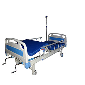 Double crank hospital bed for home care - Image 2
