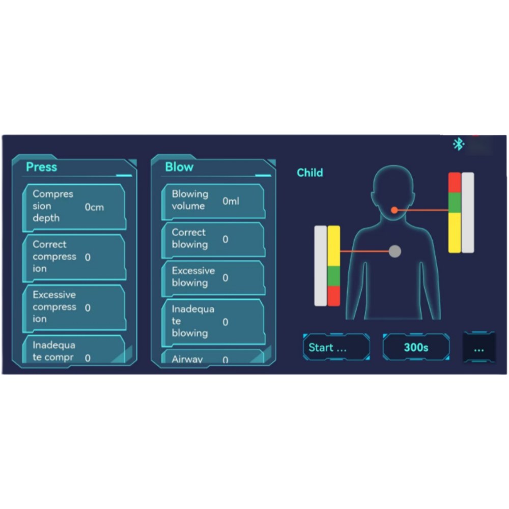 Child Half-Body CPR Manikin with App Control - Image 2
