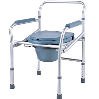 Portable Folding Commode Chair for safety