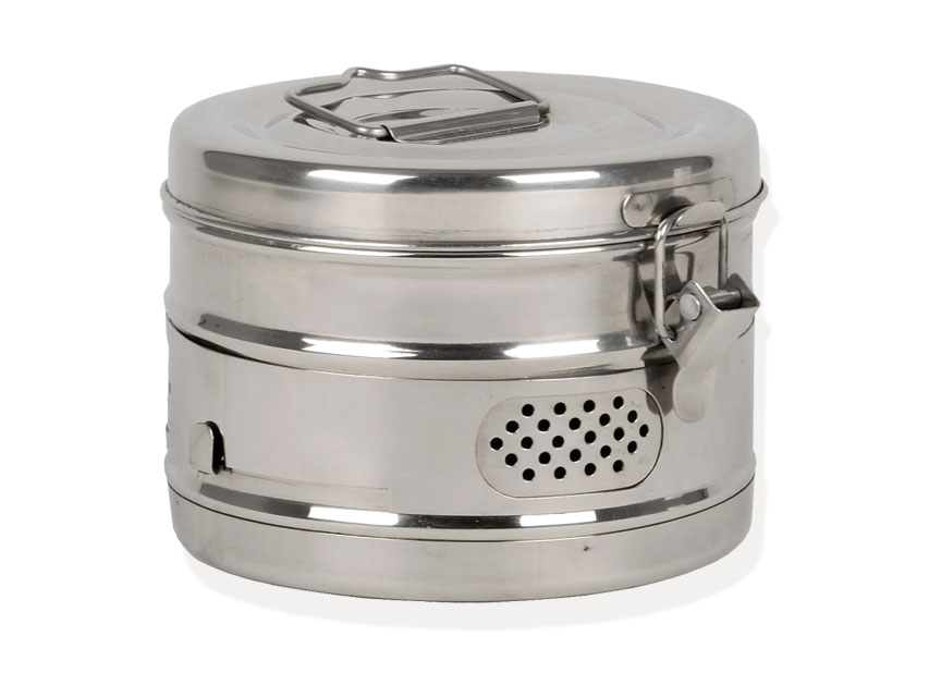 6×6 sterilization gauze drum stainless steel