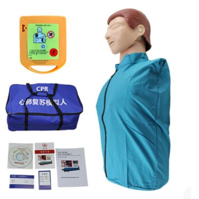 Half-Body CPR Manikin + Mini AED Trainer – Basic