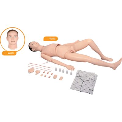 Multifunctional Patient Care Manikin – Male, European Face