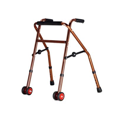 Pediatric walking frame with castors