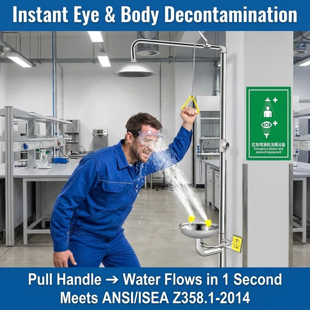 Emergency Shower And Eyewash Station - Image 5