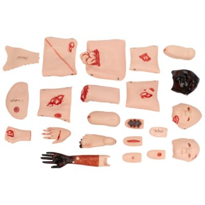 Trauma Moulage Accessory Set – 22 Wound Modules