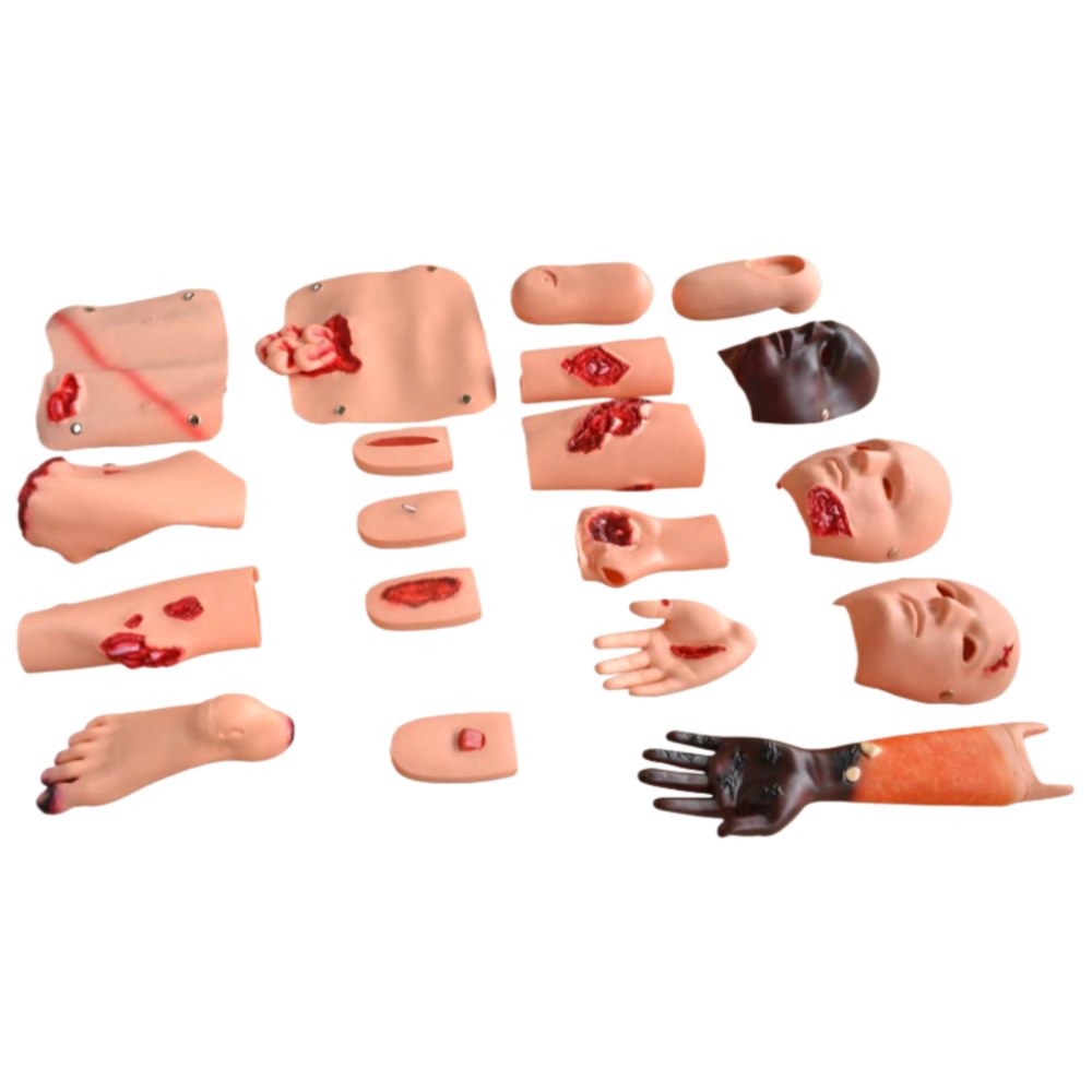 Trauma Moulage Accessory Set – 22 Wound Modules - Image 2