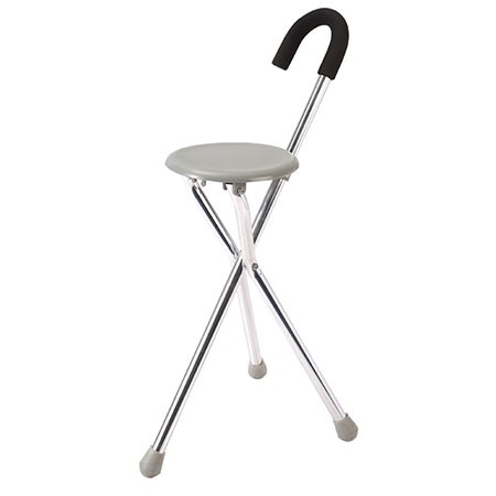 Walking Stick with Seat for Rest